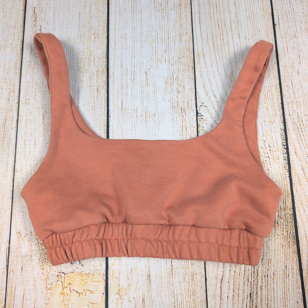Paxton Women's‎ Crop Top Bra Square Neck Sleeveless Activewear Small